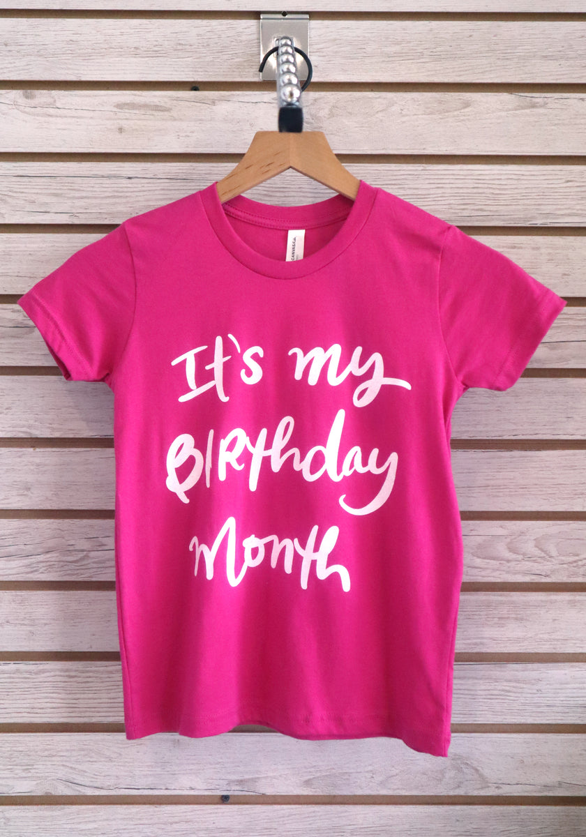 birthday month shirts