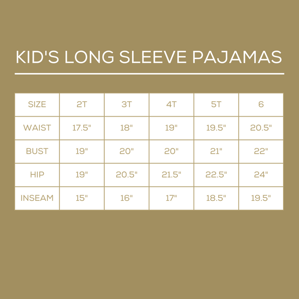 Kid's Nutcracker March Long Sleeve Pajamas