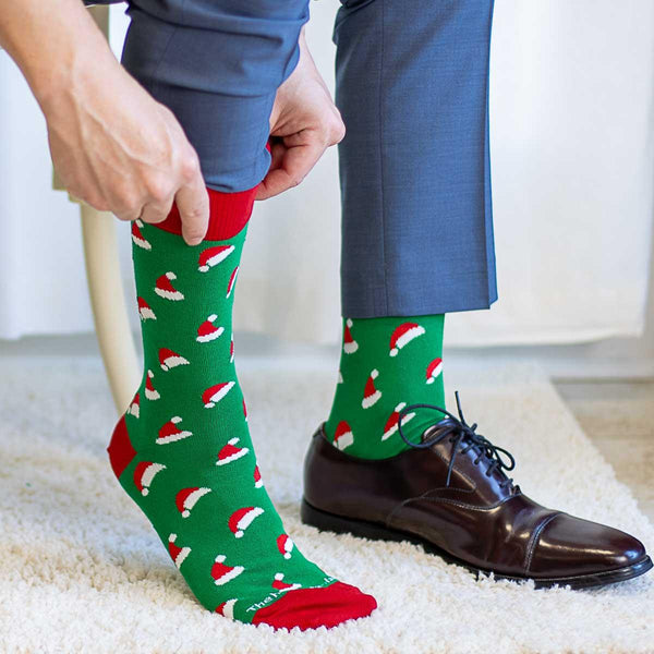 Santa Hat Socks