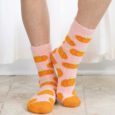 Women's Pumpkin Cozy Socks