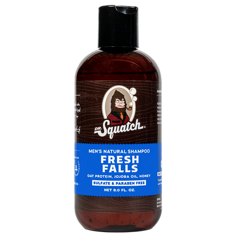 Dr Squatch Fresh Falls shampoo