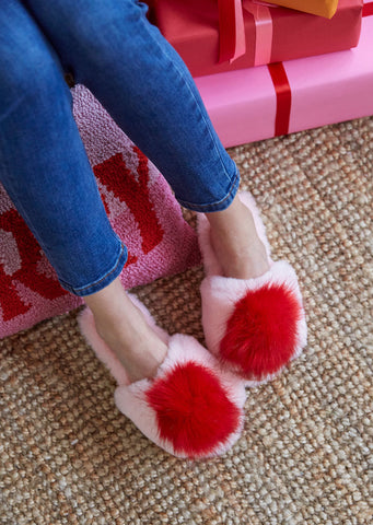 AMOR SLIPPERS, PINK