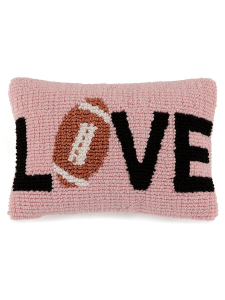 Football Pillow, blush