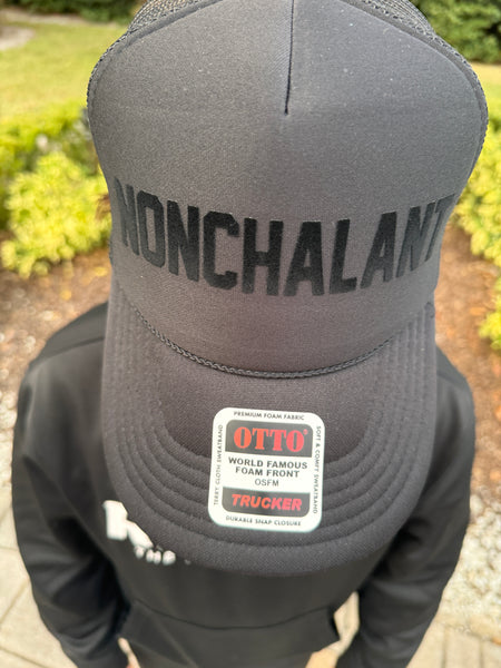 NONCHALANT trucker hat