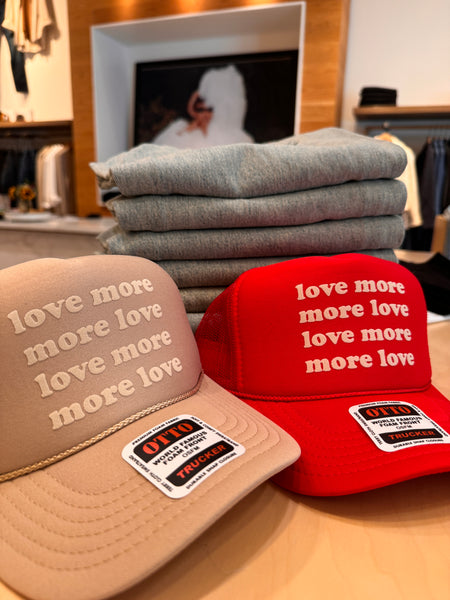 Love More trucker hat