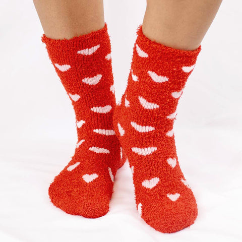 Heart Snuggle Socks women