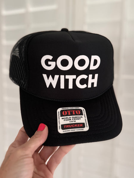 Good Witch / Bad Witch trucker hat