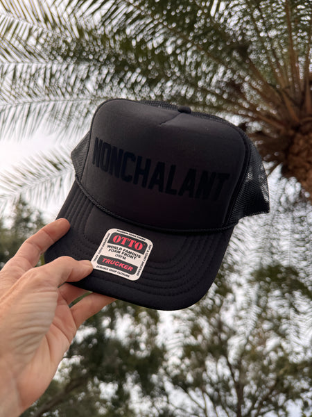 NONCHALANT trucker hat