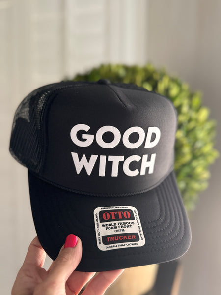 Good Witch / Bad Witch trucker hat