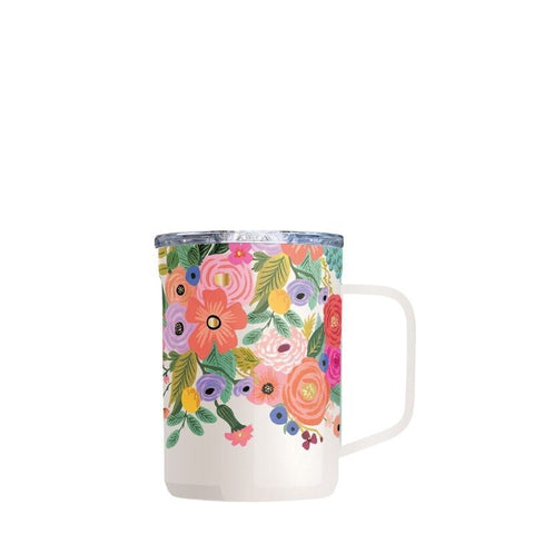 CORKCICLE Mug - 16oz Rifle Paper - Garden Party Cream