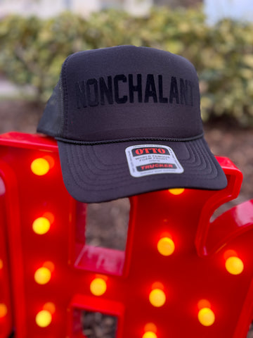 NONCHALANT trucker hat