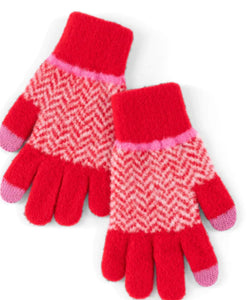 Touchscreen Gloves-Bowie Red