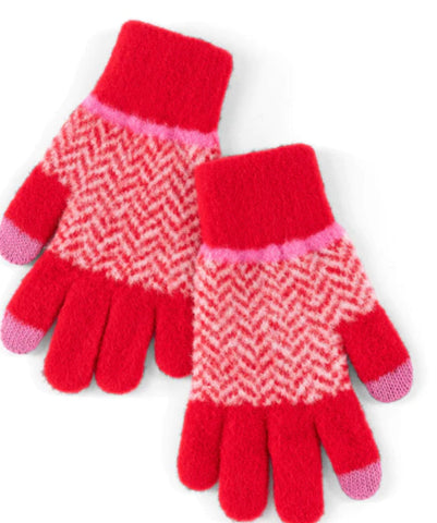 Touchscreen Gloves-Bowie Red