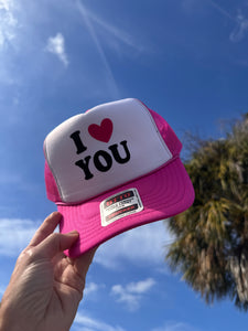 I ❤️ You trucker hat