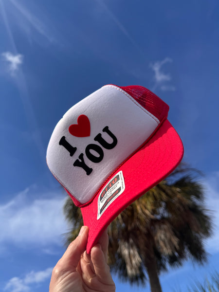 I ❤️ You trucker hat