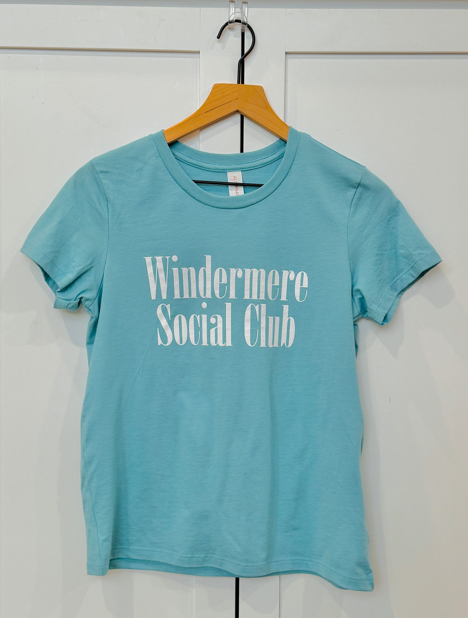 Windermere Social Club tee aqua