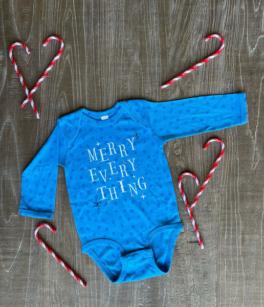 Merry Every Thing onesies