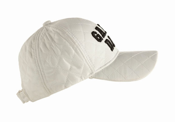 GAME DAY BALL CAP, quilted white