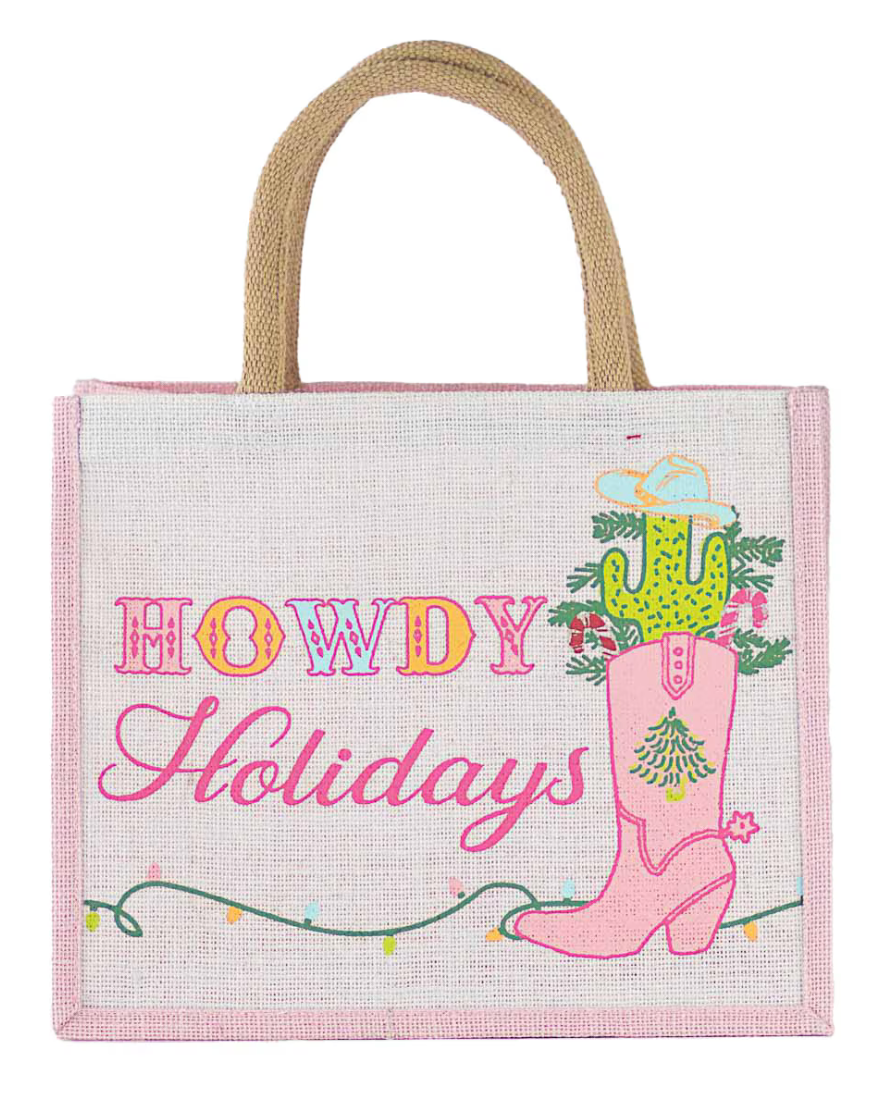 Howdy Holidays Gift Tote