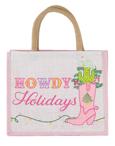 Howdy Holidays Gift Tote