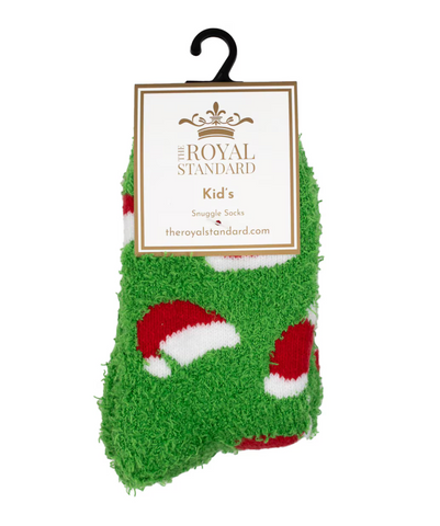 Kids Santa Hat Snuggle Socks