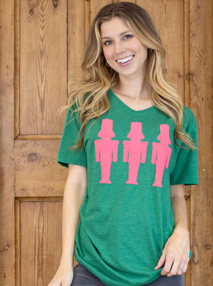 Nutcracker Trio V-Neck T-shirt