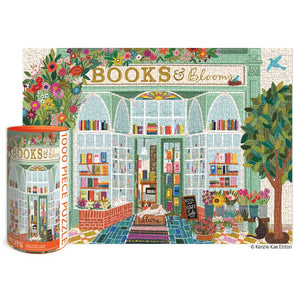 Books & Blooms 1000 piece puzzle