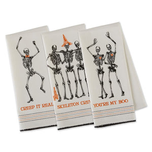 Skeletons Printed Dishtowels