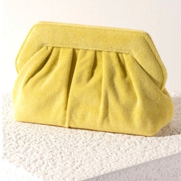 Luna Cotton Terry Clutch