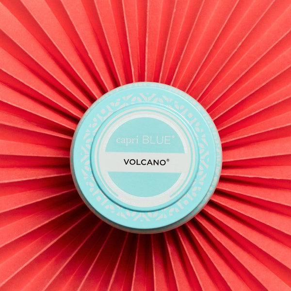 Volcano Aqua Printed Travel Tin, 8.5 oz