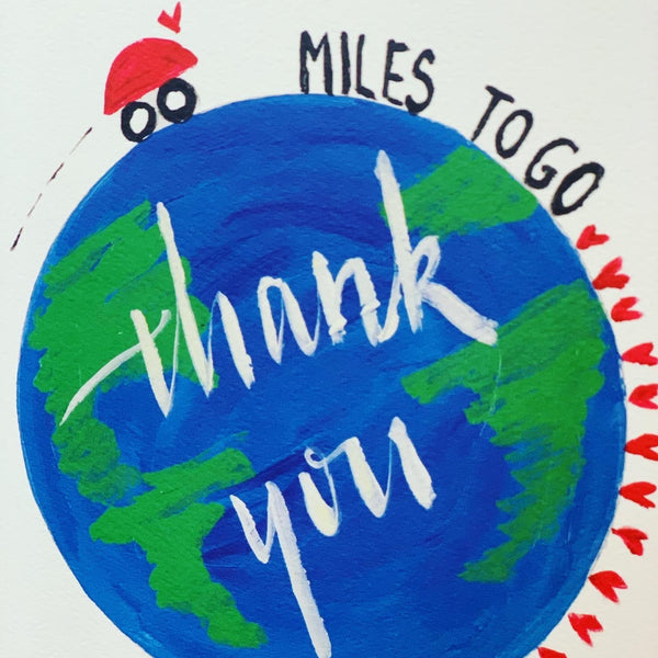 Miles to Go - Thank You Cards - (Pack of 10)